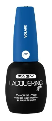 Volare - Laquering gel - 15ml Blue gel polish | Blue gel nail polish | FABY