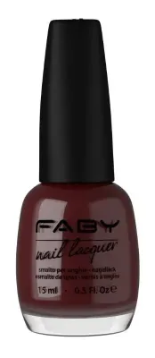 Lucky Star - 15ml Rode vegan Nagellak Faby, natuurlijke nagellak zonder schadelijke stoffen