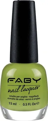 Grüner veganer Nagellack Faby, natürlicher Nagellack ohne Schadstoffe