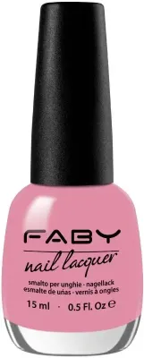 Roze vegan nagellak Faby, natuurlijke nagellak zonder schadelijke stoffen