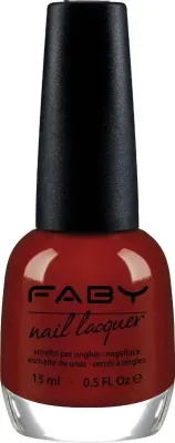 A Rhyme for Roxanne - 15ml Bordeaux Vegan Nagellak Faby, natuurlijke nagellak zonder schadelijke stoffen
