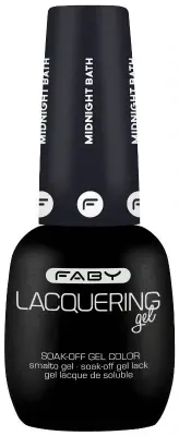 Midnight bath - Lacquering gel - 15ml Blue gel polish | Blue gel nail polish | FABY