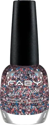 Vegan Nail Polish with blue glitter Faby, natural nail polish without harmful substances