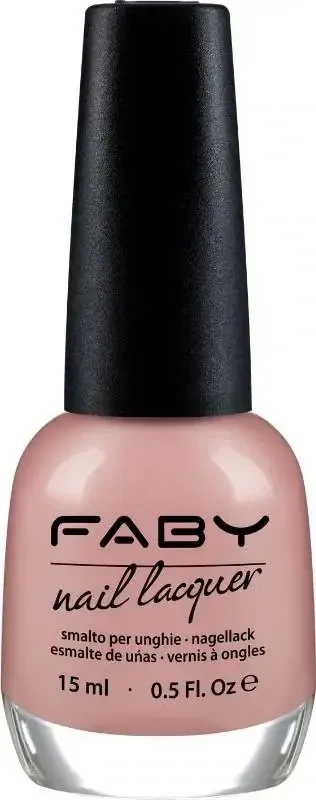 Bon bon... Ton - 15ml Roze vegan nagellak Faby, natuurlijke nagellak zonder schadelijke stoffen