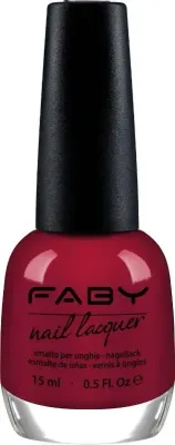 Bordeaux Vegan Nagellak Faby, natuurlijke nagellak zonder schadelijke stoffen