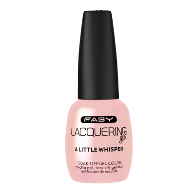 A little whisper - Lacquering Gel - 15ml Roze gellak | Roze gel nagellak | FABY
