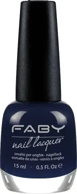 Vernis à ongles vegan bleu Faby, vernis à ongles naturel sans substances nocives