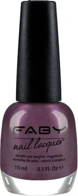 Purple vegan Nail Polish Faby, natural nail polish without harmful substances