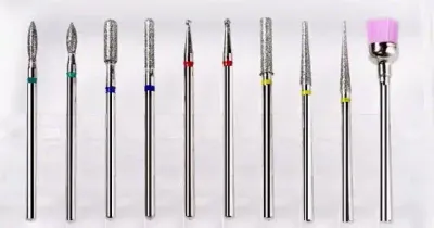 Diamond Bit Set for Electric Nail Drill – Precision and Durability for Professional Nail Care.