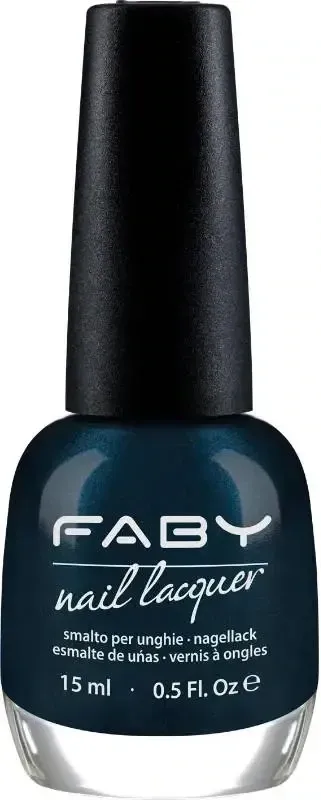 Blue vegan Nail Polish Faby, natural nail polish without harmful substances