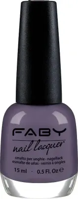 Purple Vegan Nail Polish Faby, natural nail polish without harmful substances