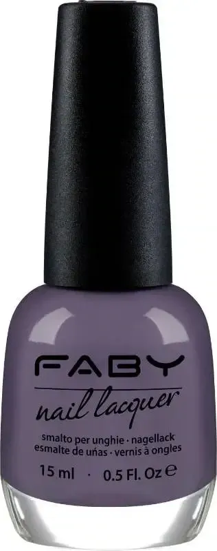 Purple Vegan Nail Polish Faby, natural nail polish without harmful substances