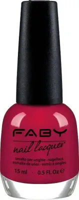 Burgundy vegan Nail Polish Faby, natural nail polish without harmful substances