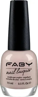 Nude vegan Nail Polish Faby, natural nail polish without harmful substances