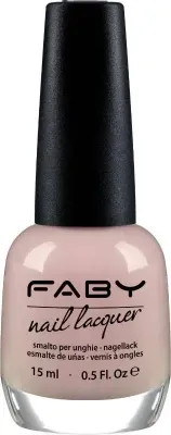 Soft pink - 15ml Vernis à ongles vegan rose Faby, vernis à ongles naturel sans substances nocives