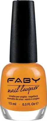 Vernis à ongles vegan jaune Faby, vernis à ongles naturel sans substances nocives
