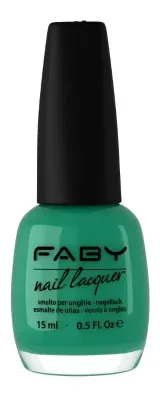 Groene vegan Nagellak Faby, natuurlijke nagellak zonder schadelijke stoffen