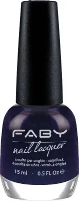 Ocean Boulevard - 15ml Blauwe vegan Nagellak Faby, natuurlijke nagellak zonder schadelijke stoffen