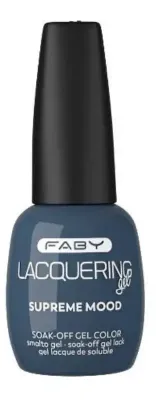 Supreme Mood - Lacquering gel - 15ml Grauer Gel-Lack | Grauer Gel-Nagellack | FABY