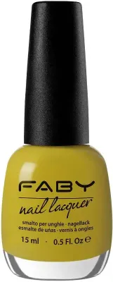 Green vegan Nail Polish Faby, natural nail polish without harmful substances