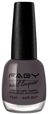 Brown vegan Nail Polish Faby, natural nail polish without harmful substances