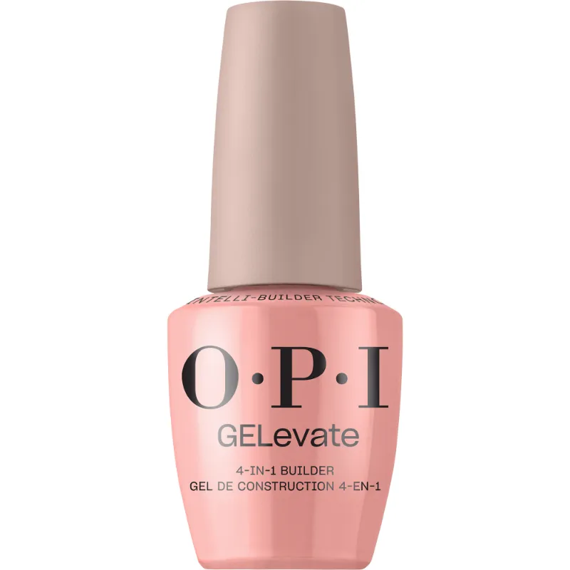 GELevate 4-in-1 Builder Pink Over-Slay – pink builder gel for strengthening and extending, soak-off, vegan & HEMA-free.