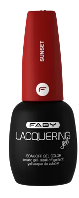 Rode gellak | Rode gel nagellak | FABY