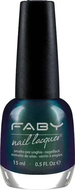 Green vegan Nail Polish Faby, natural nail polish without harmful substances