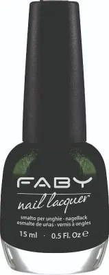 Vernis à ongles vegan vert Faby, vernis à ongles naturel sans substances nocives