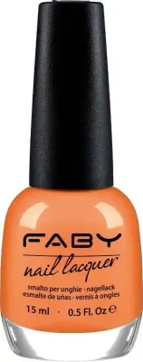 Vitamins Juice - 15ml Oranger veganer Nagellack Faby, natürlicher Nagellack ohne Schadstoffe