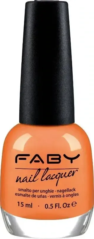 Vitamins Juice - 15ml Oranger veganer Nagellack Faby, natürlicher Nagellack ohne Schadstoffe
