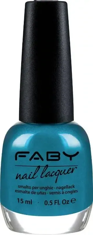 Toyland - 15ml Vernis à ongles vegan bleu Faby, vernis à ongles naturel sans substances nocives