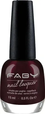 Brown vegan Nail Polish Faby, natural nail polish without harmful substances