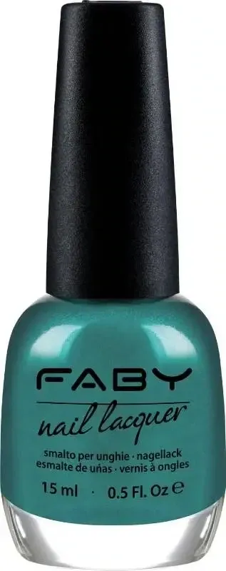 Enchanted Forest - 15ml Vernis à ongles vegan bleu Faby, vernis à ongles naturel sans substances nocives