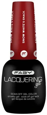Snow white's snack - Lacquering gel - 15ml Rode gellak | Rode gel nagellak | FABY