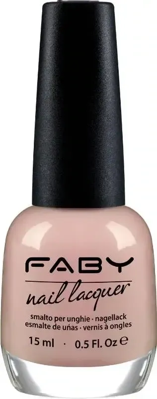 Dusting sugar - 15ml Nude vegan Nail Polish Faby, natural nail polish without harmful substances
