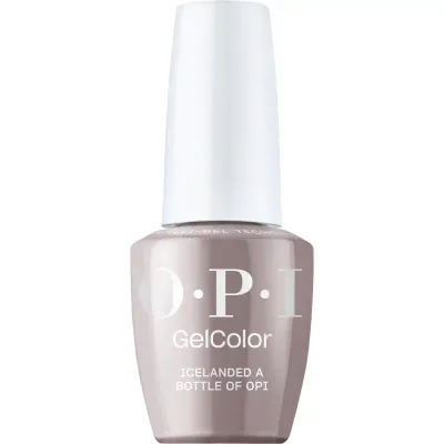 Icelanded a Bottle of OPI - GelColor - 15ml Gel polish OPI Icelanded a Bottle of OPI – chic taupe shade with glossy finish for a neutral and refined manicure.