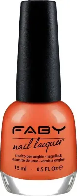 A Long Summer - 15ml Vernis à ongles vegan rouge Faby, vernis à ongles naturel sans substances nocives