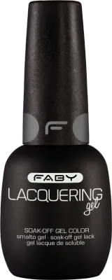 Rialto - Lacquering gel - 15ml Vernis semi-permanente gris | vernis gel gris | FABY