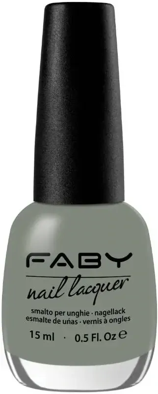 The Fairest -15ml Vernis à ongles vegan gris Faby, vernis à ongles naturel sans substances nocives