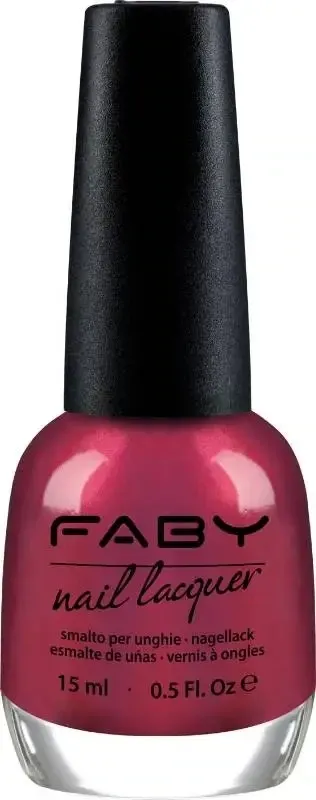 Pink vegan Nail Polish Faby, natural nail polish without harmful substances