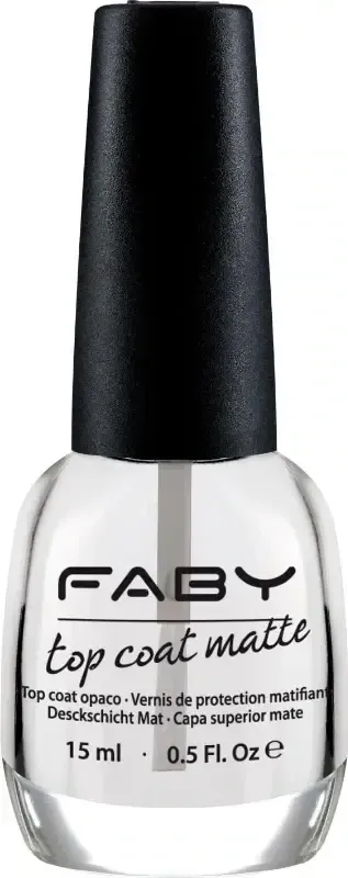 Top coat matte - 15ml Top Coat Matte - Nagelverzorging - FABY