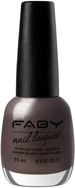 Never disagree with Faby! - 15ml Grey vegan Nail Polish Faby, natural nail polish without harmful substances