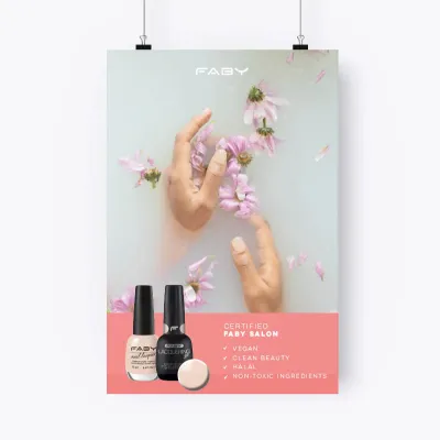 Werbematerial für Beauty-Salons | Broschüren, Tester und Poster