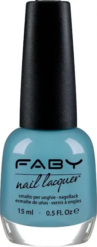 Blue vegan Nail Polish Faby, natural nail polish without harmful substances