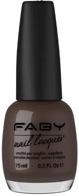 Vernis à ongles vegan brun Faby, vernis à ongles naturel sans substances nocives
