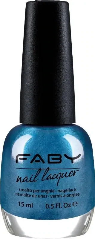 To Diana, with Love - 15ml Blauer veganer Nagellack Faby, natürlicher Nagellack ohne Schadstoffe