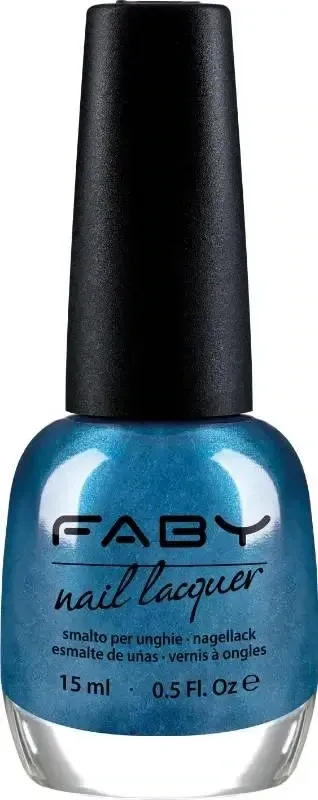 Blue vegan Nail Polish Faby, natural nail polish without harmful substances