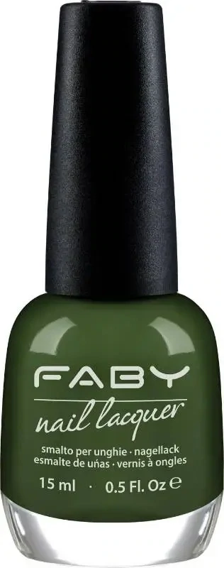 Mint Bubbles - 15ml Vernis à ongles vegan vert Faby, vernis à ongles naturel sans substances nocives