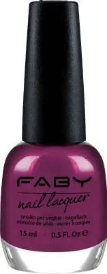 Violetter veganer Nagellack Faby, natürlicher Nagellack ohne Schadstoffe
